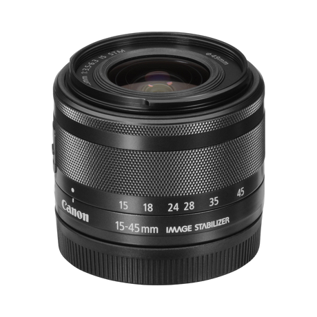 Canon EF-M 15-45mm f/3.5-6.3 IS STM Lens (Graphite) — Being Shipped
