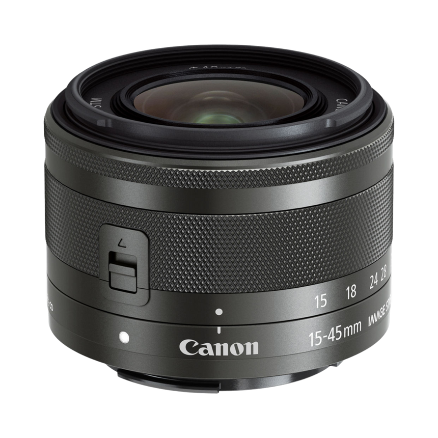 Canon EF-M 15-45mm f/3.5-6.3 IS STM Lens (Graphite) — Being Shipped