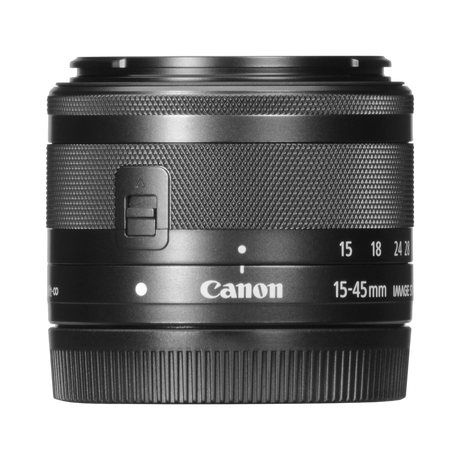 Canon EF-M 15-45mm f/3.5-6.3 IS STM Lens (Graphite) — Being Shipped