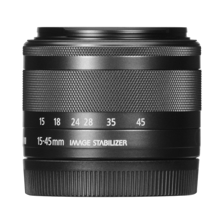 Canon EF-M 15-45mm f/3.5-6.3 IS STM Lens (Graphite) — Being Shipped