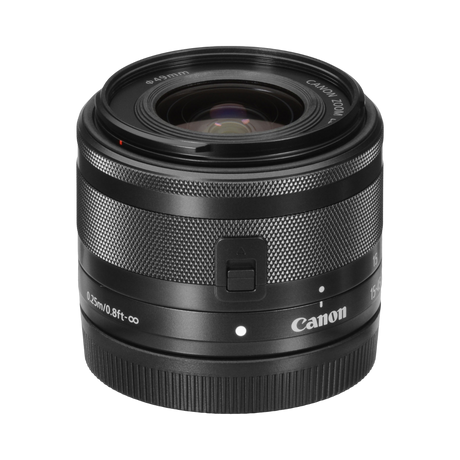 Canon EF-M 15-45mm f/3.5-6.3 IS STM Lens (Graphite) — Being Shipped