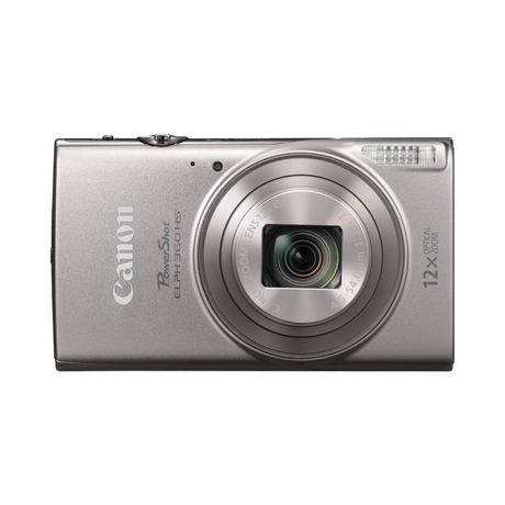 Canon PowerShot ELPH 360 HS 20.2MP Digital Camera (Silver) — Being Shipped