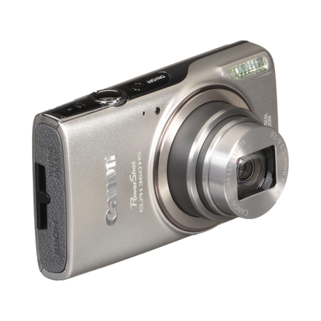 Canon PowerShot ELPH 360 HS 20.2MP Digital Camera (Silver) — Being Shipped
