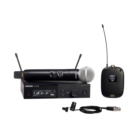 Shure SLXD124/85 Digital Wireless Combo Microphone System (H55: 514 to 558 MHz) — Being Shipped
