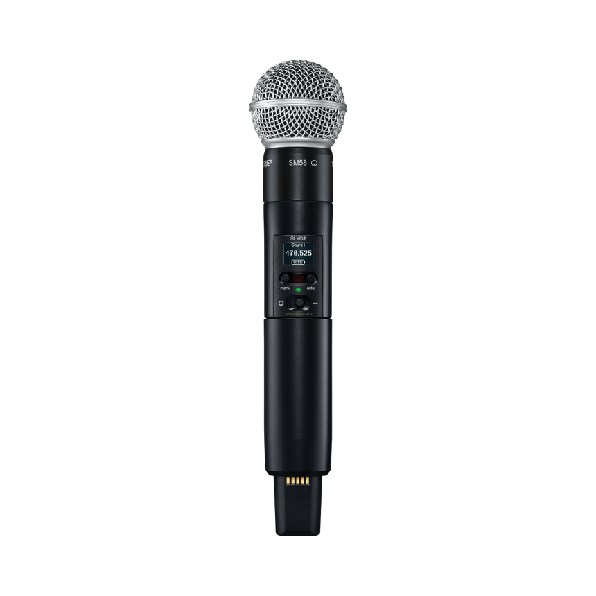 Shure SLXD124/85 Digital Wireless Combo Microphone System (H55: 514 to 558 MHz) — Being Shipped