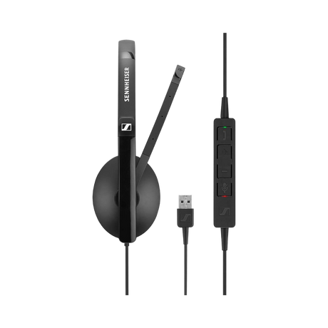 Sennheiser SC 160 USB Binaural Headset with Noise Canceling Mic — Being Shipped