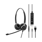 EPOS SC 665 USB Double-Sided Wired Headset (Black/Silver) — Being Shipped