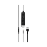 EPOS SC 665 USB Double-Sided Wired Headset (Black/Silver) — Being Shipped