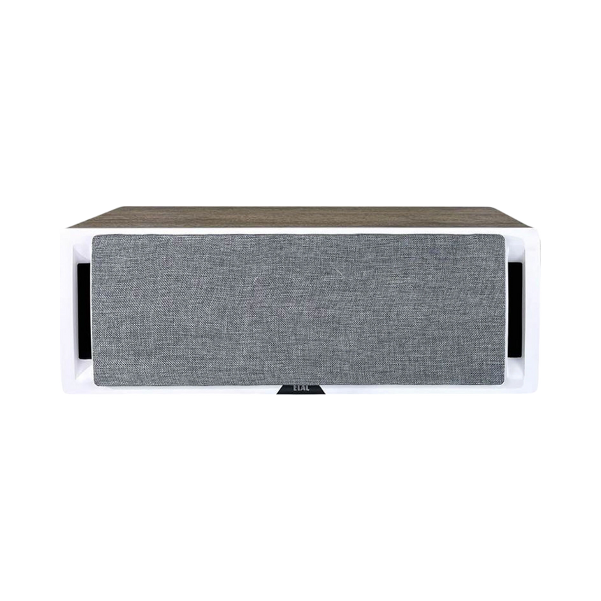 ELAC Uni-Fi Reference UCR52 3-Way Center Channel Speaker (Satin White with Oak Sides) — Being Shipped