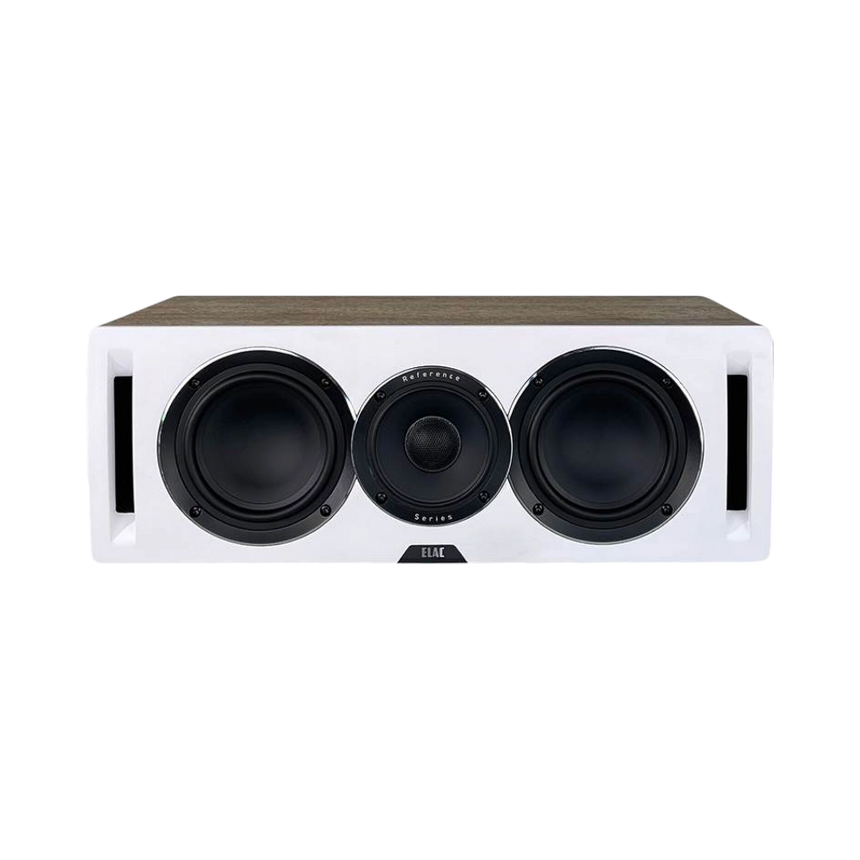 ELAC Uni-Fi Reference UCR52 3-Way Center Channel Speaker (Satin White with Oak Sides) — Being Shipped
