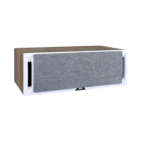 ELAC Uni-Fi Reference UCR52 3-Way Center Channel Speaker (Satin White with Oak Sides) — Being Shipped
