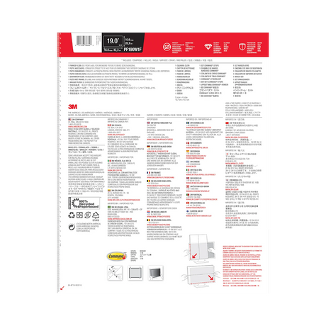 3M Privacy Filter for 19" Widescreen LCD Displays (Black) — Being Shipped