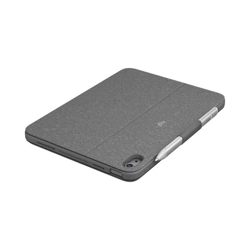 Logitech Combo Touch Backlit Keyboard Case for Apple 10.9" iPad 10th Gen (Oxford Gray) — Being Shipped