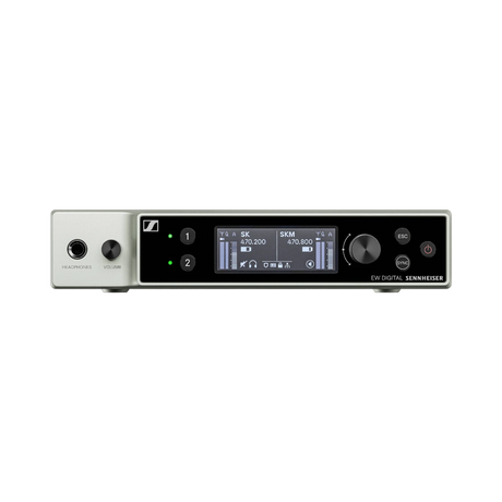 Sennheiser EW-DX EM 2 DANTE Two-Channel Digital Rackmount Receiver with Dante (Q1-9: 470 to 550 MHz) — Being Shipped