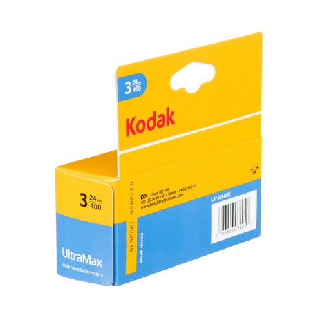 Kodak GC/UltraMax 400 Color Negative Film (35mm Roll Film, 24 Exposures, 3-Pack) — Being Shipped