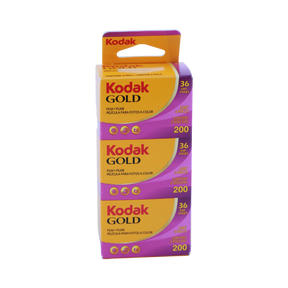 Kodak GOLD 200 Color Negative Film (35mm Roll Film, 36 Exposures, 3-Pack) — Being Shipped