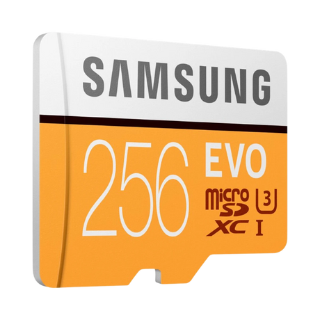 Samsung 256GB EVO UHS-I microSDXC Memory Card with SD Adapter — Being Shipped