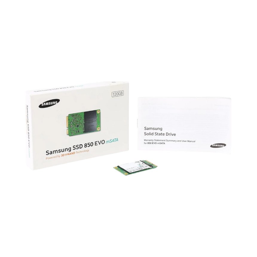 Samsung 850 EVO mSATA SATA III 3D NAND 120GB Internal SSD — Being Shipped