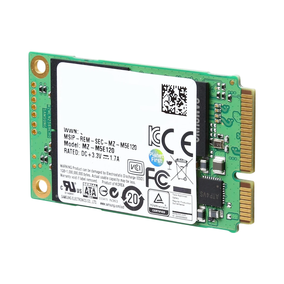 Samsung 850 EVO mSATA SATA III 3D NAND 120GB Internal SSD — Being Shipped