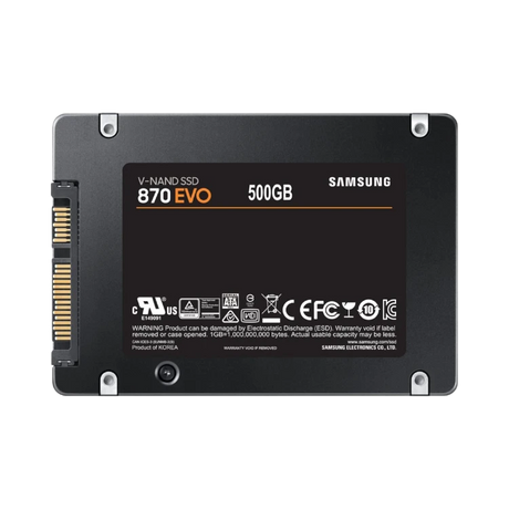 Samsung 870 EVO 2.5" SATA/600 560MB/s 500GB Internal SSD — Being Shipped