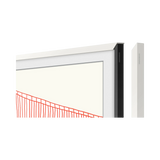 Samsung Customizable Bezel for the 2021 85" The Frame TV (Modern White) — Being Shipped