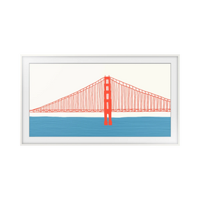 Samsung Customizable Bezel for the 2021 85" The Frame TV (Modern White) — Being Shipped