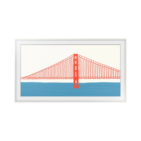 Samsung Customizable Bezel for the 2021 85" The Frame TV (Modern White) — Being Shipped
