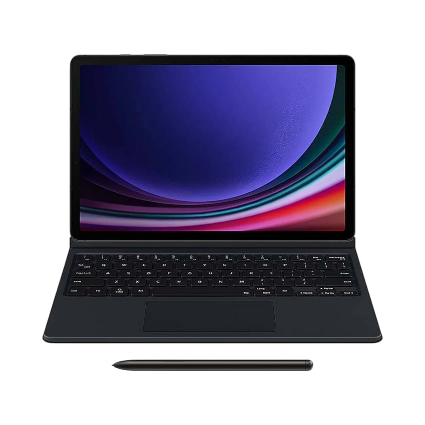 Samsung Galaxy Tab S9+ Book Cover Keyboard (Black) — Being Shipped