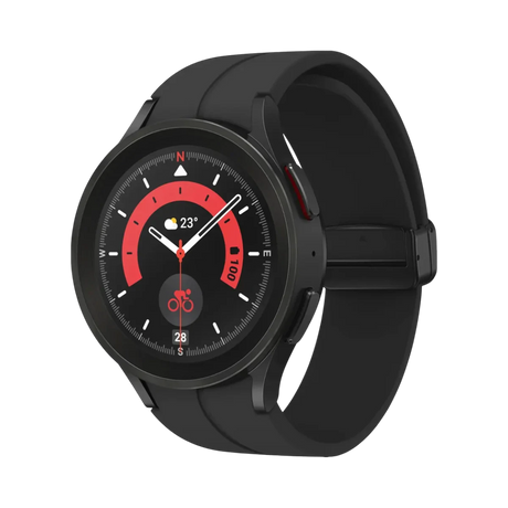 Samsung Galaxy Watch5 Pro 45mm BT Titanium Smartwatch (Black) — Being Shipped