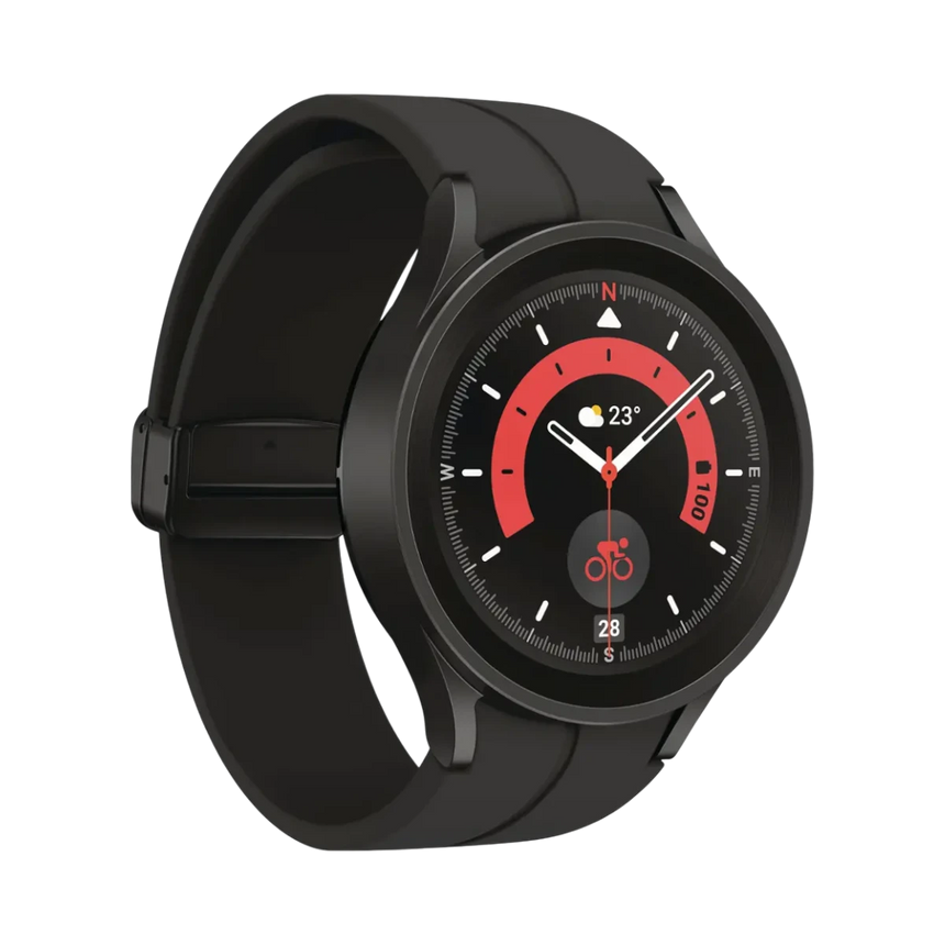 Samsung Galaxy Watch5 Pro 45mm BT Titanium Smartwatch (Black) — Being Shipped