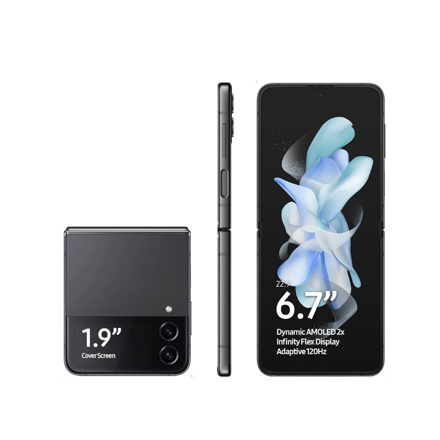 Samsung Galaxy Z Flip4 6.7" Foldable Android 12 Smartphone 12MP/12MP Dual Rear Camera, 128GB Memory, 8GB RAM — Being Shipped