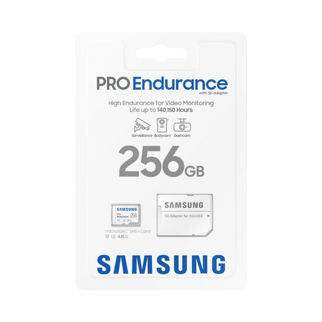 Samsung PRO Endurance UHS-I microSDXC 256GB Memory Card with SD Adapter — Being Shipped