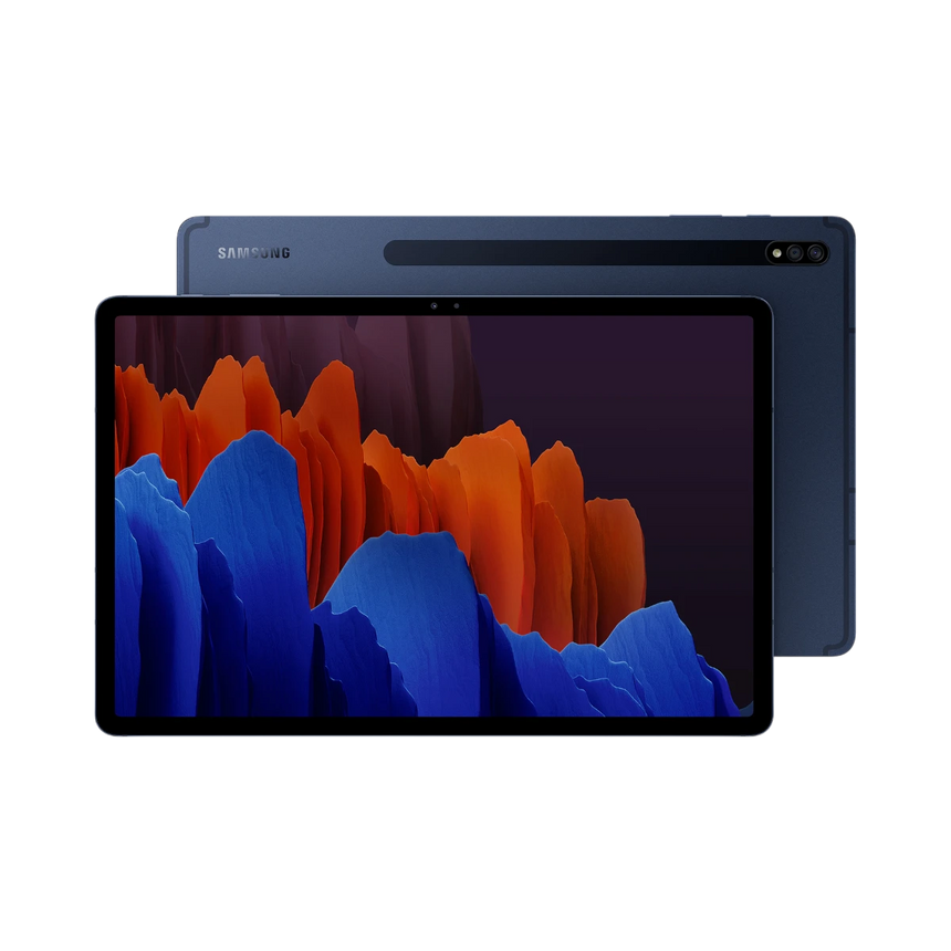 Samsung Galaxy Tab S7+ 12.4" WQXGA+ Tablet Qualcomm SDM865 Pro, 6GB RAM, 128GB Storage (Mystic Navy) — Being Shipped