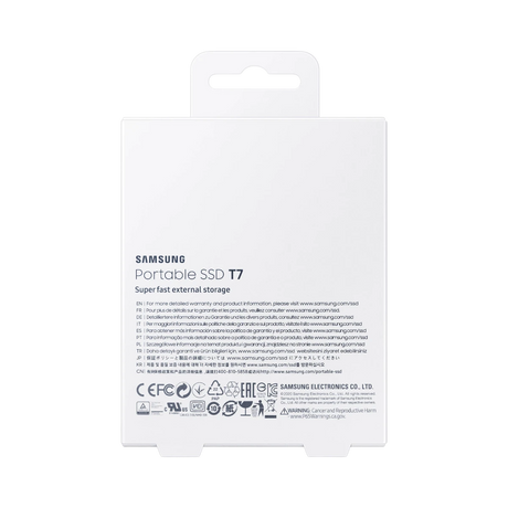 Samsung T7 USB 3.2 1050 MB/s 2TB Portable SSD (Titan Gray) — Being Shipped