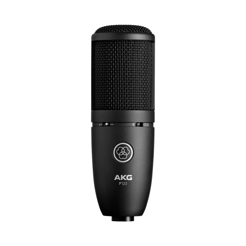 AKG P120 Cardioid Professional Studio Condenser Microphone (Black) — Being Shipped
