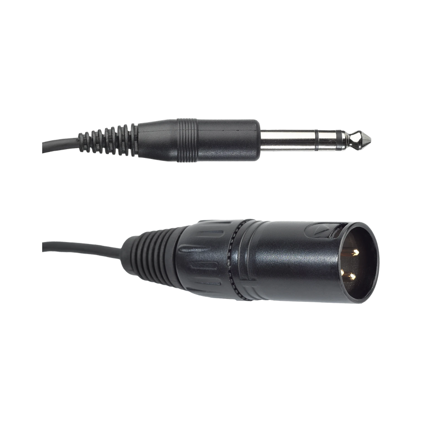 AKG MK HS STUDIO D Headset Cable for Studio and Moderators with 3-Pin XLR + 1/4" Stereo Connectors — Being Shipped