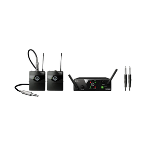 AKG MINI2INSTR-US25AB Dual-Channel Mini Wireless Instrument System with 2 Bodypack Transmitters, AB Band — Being Shipped