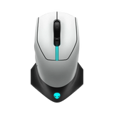 Alienware AW610M-L Wired/Wireless Optical Gaming Mouse with RGB Lighting (Lunar Light) — Being Shipped