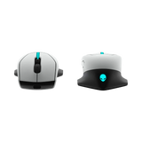 Alienware AW610M-L Wired/Wireless Optical Gaming Mouse with RGB Lighting (Lunar Light) — Being Shipped