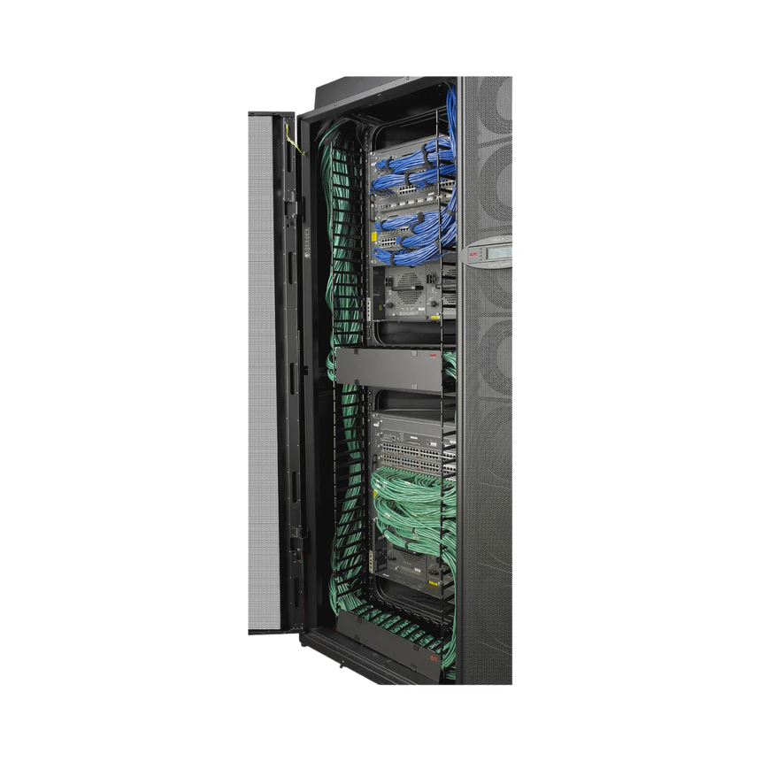 APC NetShelter Cable Management, Vertical Cable Manager, for NetShelter SX Networking Enclosure, Set of 4, 25 x 1778 x 163 mm — Being Shipped