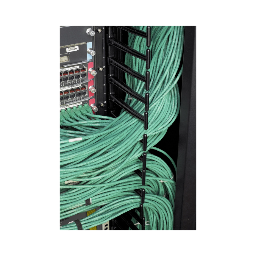 APC NetShelter Cable Management, Vertical Cable Manager, for NetShelter SX Networking Enclosure, Set of 4, 25 x 1778 x 163 mm — Being Shipped