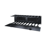 APC NetShelter Cable Management, Horizontal Cable Manager, 3U, Single Side with Cover, 482.6 x 133.35 x 165.1 mm — Being Shipped