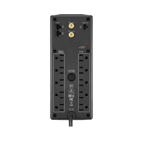 APC Back-UPS Pro, 1500VA, Tower, 120V, 10 NEMA 5-15R outlets, AVR, LCD — Being Shipped