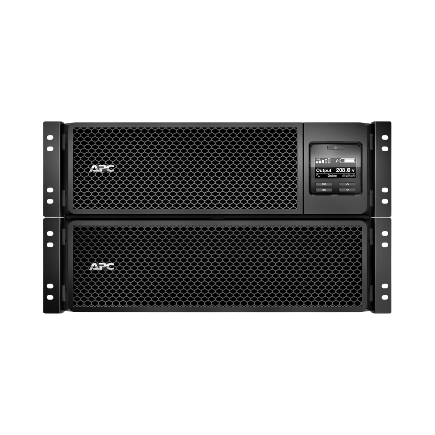 APC Smart-UPS On-Line, 10kVA/10kW, Rackmount 6U, 208V, 6x C13+4x C19 IEC outlets, Network Card+SmartSlot, Extended runtime, W/ rail kit — Being Shipped