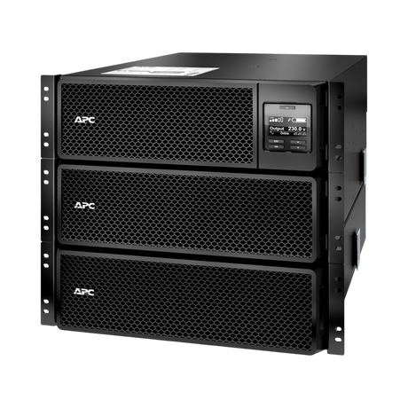 APC Smart-UPS On-Line, 10kVA/10kW, Rackmount 6U, 208V, 6x C13+4x C19 IEC outlets, Network Card+SmartSlot, Extended runtime, W/ rail kit — Being Shipped