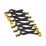 APC Power Cord Kit (6 ea), Locking, C13 to C14 (90 Degree), 1.2m, North America — Being Shipped