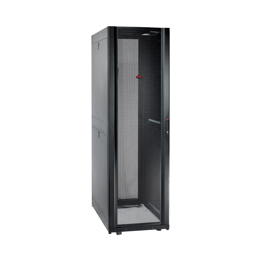 APC NetShelter SX, Server Rack Enclosure, 42U, Black, 1991H x 600W x 1070D mm, TAA Compliant — Being Shipped
