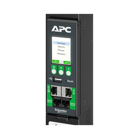 APC NetShelter Rack PDU Advanced, Metered, 3Phase, 22.1kW 400V 32A or 17.3kW 415V 30A, 48 Outlets, IEC309 — Being Shipped