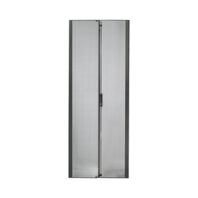 APC NetShelter SX 42U 600mm Wide Perforated Split Doors Black — Being Shipped