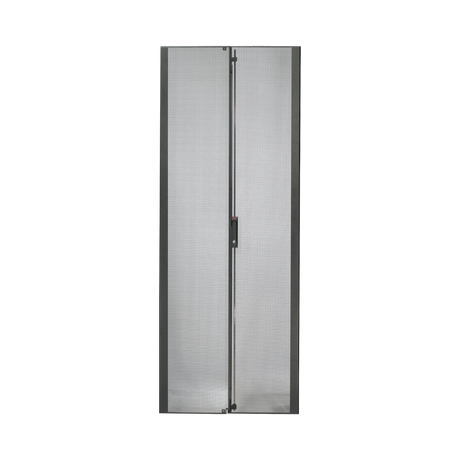 APC NetShelter SX 42U 600mm Wide Perforated Split Doors Black — Being Shipped